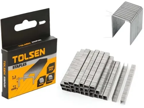 AGRAFFES 1.2X12MM 43030 TOLSEN BOITE DE 500
